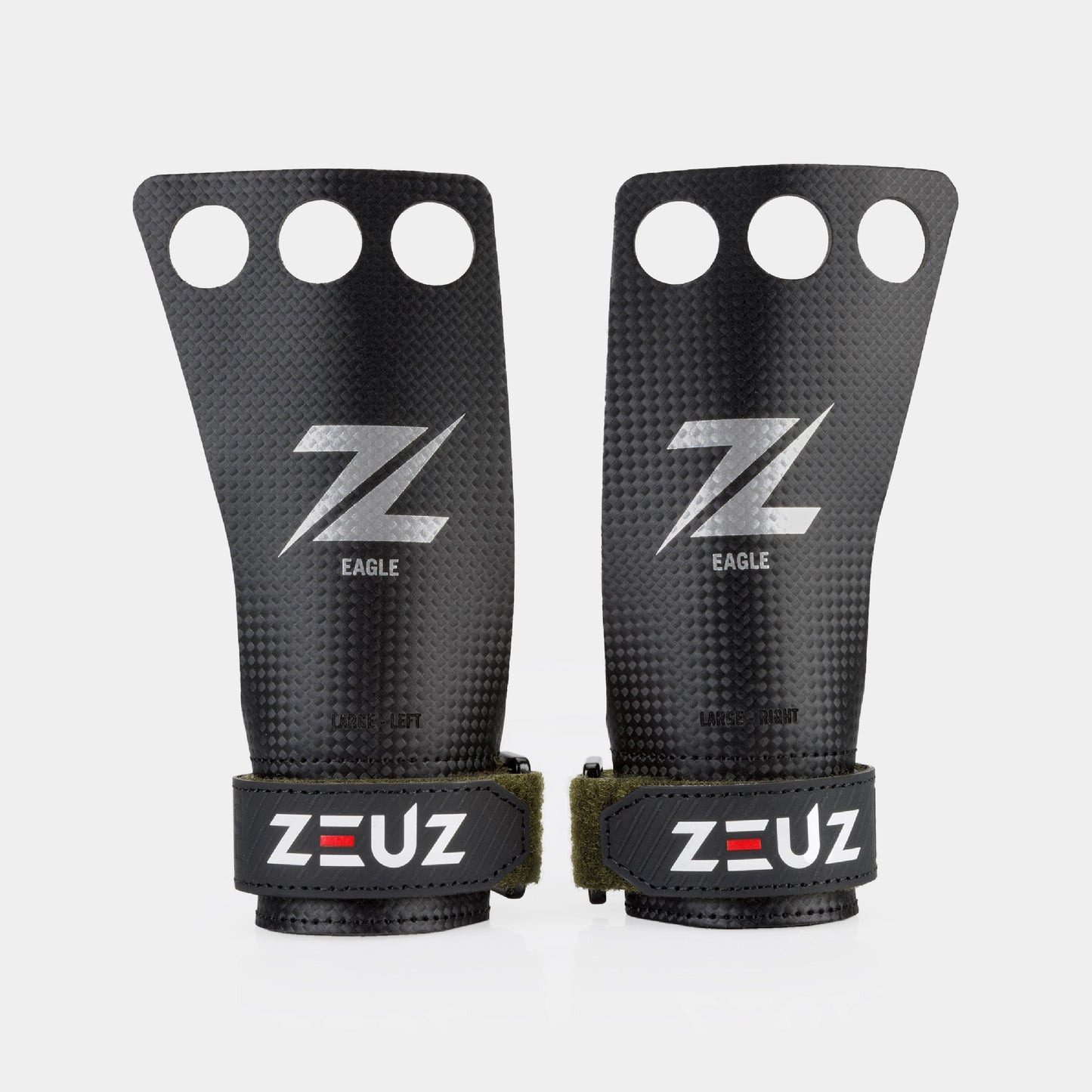 Grips - Eagle - 3-holes - Carbon & Microvezel